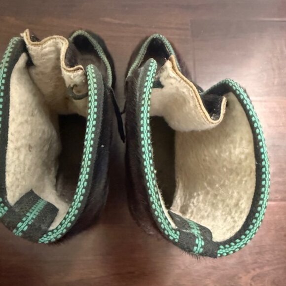 NORWEGIAN LAPLAND SAAMI Reindeer Fur Shoes Vintage Handmade main image 4